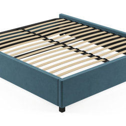King Size Upholstered Standard Bed Frame Base - Bed Frames
