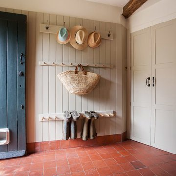 A beautiful Kent oast house renovation: bootroom