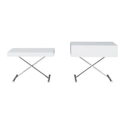 Poliform - Victor Bedside Table by Mario Mazzer for Poliform - Nightstands And Bedside Tables