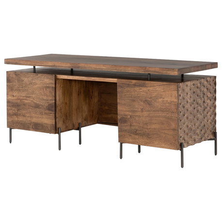 Raffael Desk-Antique Brown