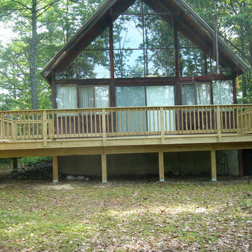 All Wood Deck