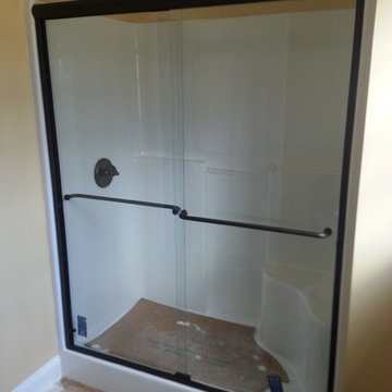 Sliding shower doors Frameless and Framed