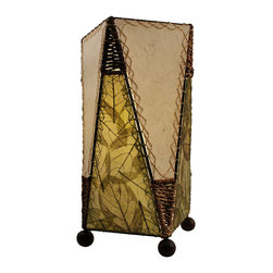 Trapezoid Table Lamp | Green - Table Lamps
