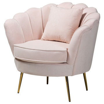 Erlinda Glamour Chair, Pink