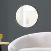 Raven Black and Gold Mirror