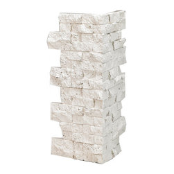 164-JERUSALEM STACKED CORNER 24"H X 7"W X 1"D - Wall Panels
