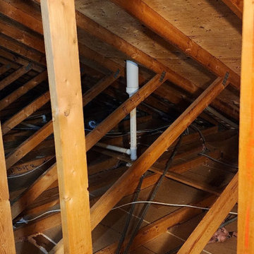 Spray Foam Insulation on Bare Home
