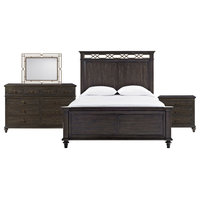 Universal Furniture Postscript Cable Knit Bedroom Set, Vicuna, Queen