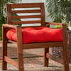 Outdoor 20" Chair Cushion, Salsa Red