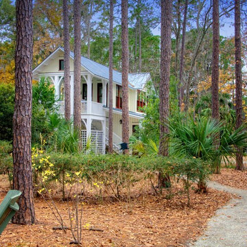 View of Carriage House from Firepit