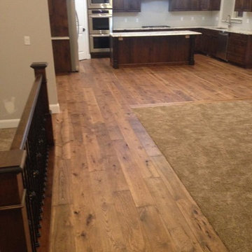 Barnwood Hickory Hand Scraped Custom Oil Finish