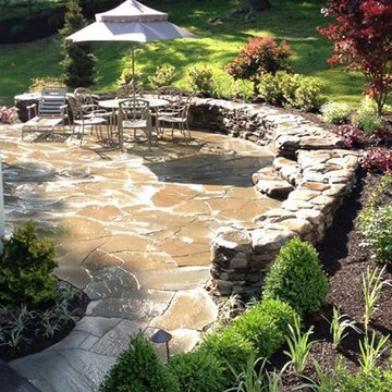 Layfayette Hill Flagstone Patio and Landscape