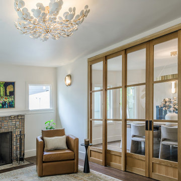 Burlingame Gate Warm Transitional Living Room • Atelier Noël