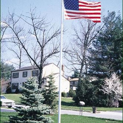 Residential Fiberglass Flagpoles - Flags And Flagpoles