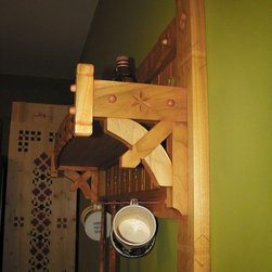 Rustic crockery shelf - Dish Racks