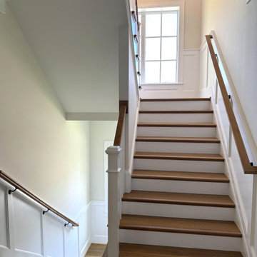 Project #141 | Timeless Switchback Staircase with Traditional Box Newels