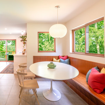 Breakfast Nook with Built in Bench
