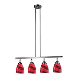 Elk Lighting - Elk Lighting 10153/4PC-A Island Lighting Celina - Kitchen Island Lighting