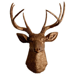 Rustic Wall Sculptures by White Faux Taxidermy®