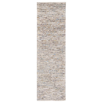Safavieh Couture Natura Collection NAT620 Rug, Ivory/Multi, 2'3"x10'