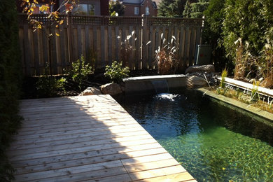 Inspiration for a traditional pool in Montreal.