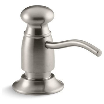 Kohler Traditional Design Soap/Lotion Dispenser, Vibrant Stainless