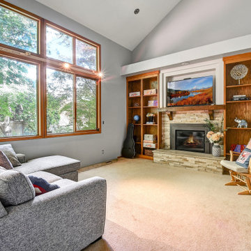 Living Room Renovation on Education Hill, Redmond, WA.