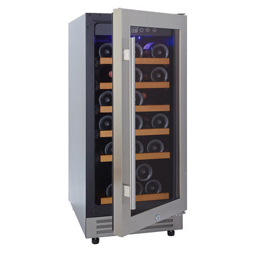 Wine Enthusiast Classic 15 Inch Under Counter Wine Refrigerator 264-02-30-03