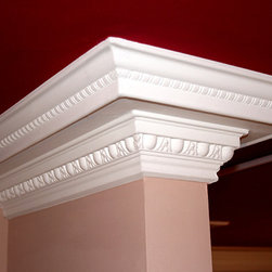 21 DCT Carved Styrofoam Crown Molding-6 in wide & 6.5 ft. long - Wallpaper