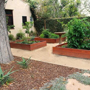 Redwood Planter Boxes