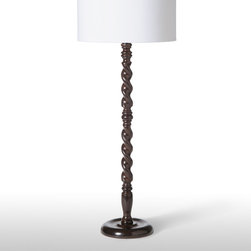 English Twist, Wooden - Table Lamps