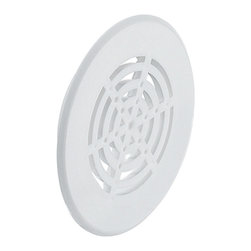 Plastic Ventilation Trim with Harpoon Type Flange - White - Vents & Grilles