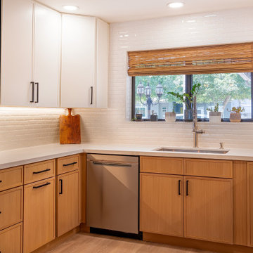 Slim Shaker White Oak Kitchen Remodel, Phoenix AZ