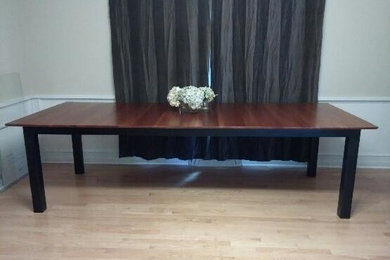 Example of a dining room design in Minneapolis