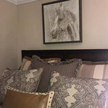 Luxury Equestrian-Inspired Primary Bedroom