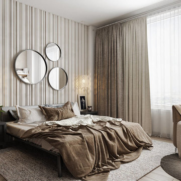 Exclusive Bedroom Design. 3D Renders