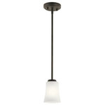 Kichler Lighting - Kichler Lighting 44053OZ Tao - One Light Mini Pendant - Canopy Included: TRUE Shade Included: TRUE Canopy Diameter: 5.00* Number of Bulbs: 1*Wattage: 75W* BulbType: A19* Bulb Included: No