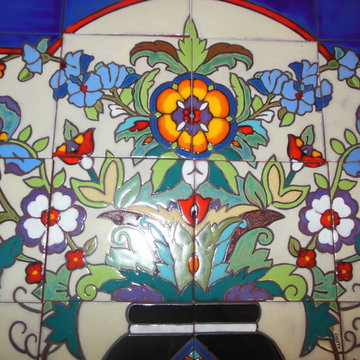 fountain mural/malibu style