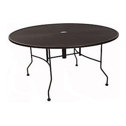 Meadowcraft Micro Mesh 60" Round Table - Outdoor Dining Tables