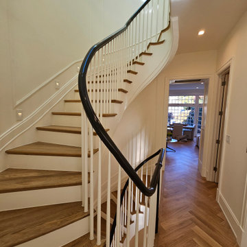 Project #131 | Three-Story Elliptical Staircase in Historic Home
