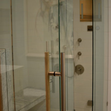 Classic bath and sauna area in Saugatuck