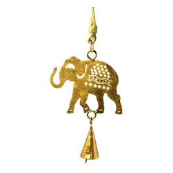 Mira (Bell) - Elephant Cutout Chime, Mira - Wind Chimes