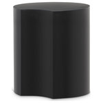 Meridian Furniture - Dimple Iron End Table, Black, 1-Piece: 18"Wx18"Dx20"H - Beautify your room with this Dimple black end table. Crafted from matte black iron metal, its modular shape allows you to connect as many as needed, offering versatility and style. With a contemporary nesting design, it adapts effortlessly to various spaces, whether used individually or in clusters. Perfect for adding both functionality and a modern aesthetic to your living area, this table promises to be a chic addition that enhances organization and visual appeal in any setting.