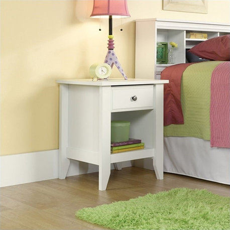 Sauder Shoal Creek Nightstand in Soft White