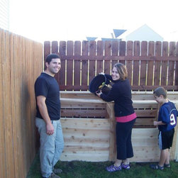 Triple-bin Cedar Compost System - Outdoor Power Equipment