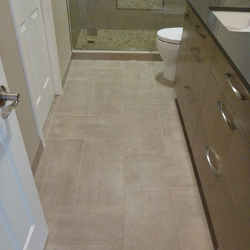 Kids bathroom become grow up bathroom in 30days