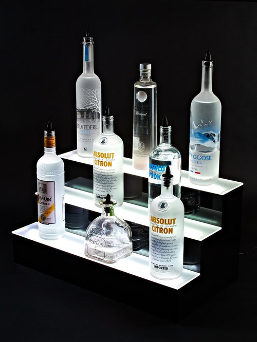 3 Tier Liquor Shelves Display 3 Tier Led Lighted Liquor Bottle Shelves Display 100 Acrylic Lighting