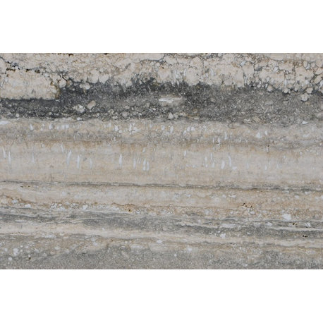 Silver Travertine Tiles, Polished Finish, 12"x24", Set of 20