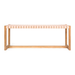 Trenery Leather Bench - Upholstered Benches