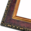 Aged Sicilian Red Picture Frame, Solid Wood, 16"x20"